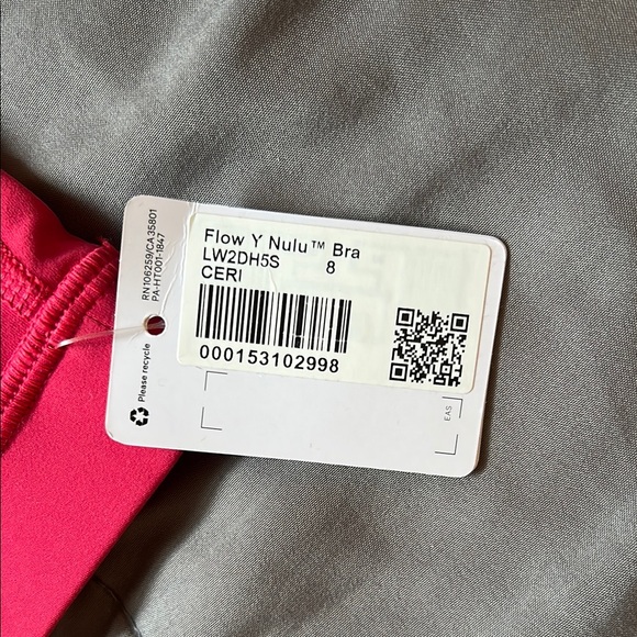 Women's Pink Sports Bra - Picture 2 of 4